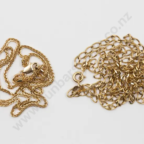 Two 9ct Neck Chains