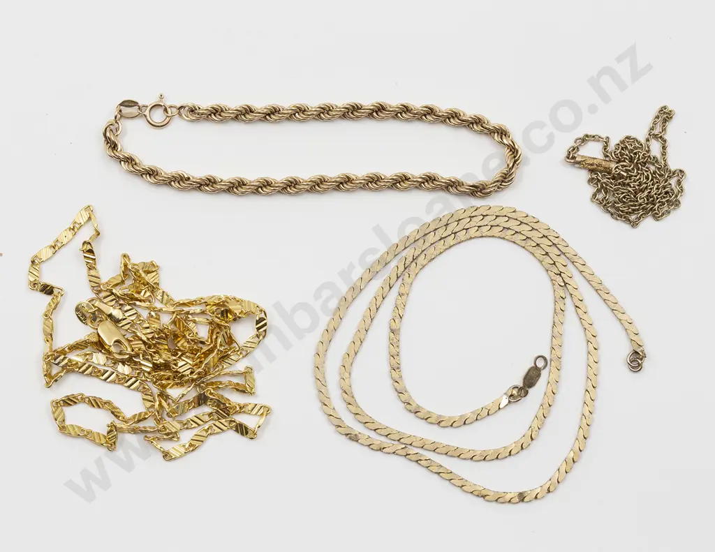 9ct Rope Twist Link Bracelet Image 1++