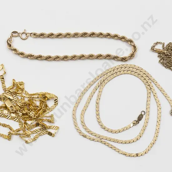 9ct Rope Twist Link Bracelet