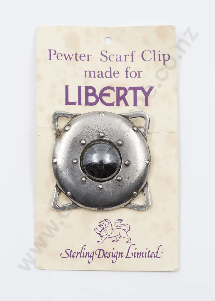 Made for Liberty of London Pewter Scarf Clip Image 1++