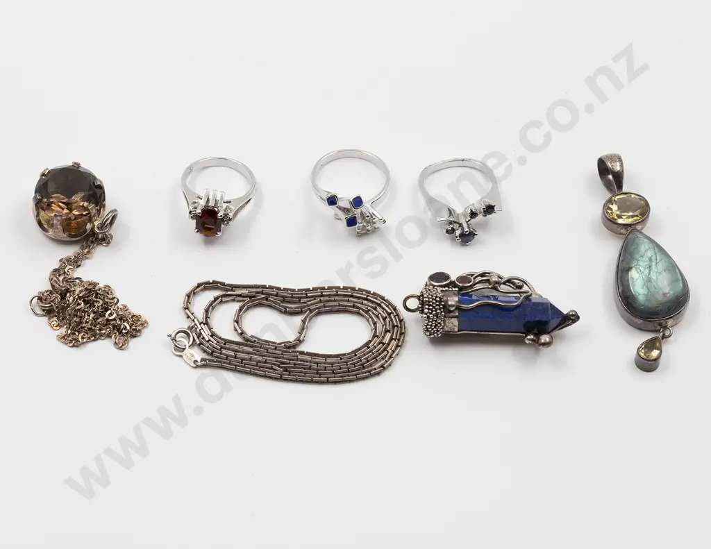 Selection Silver and Gemstone Jewellery Image 1++