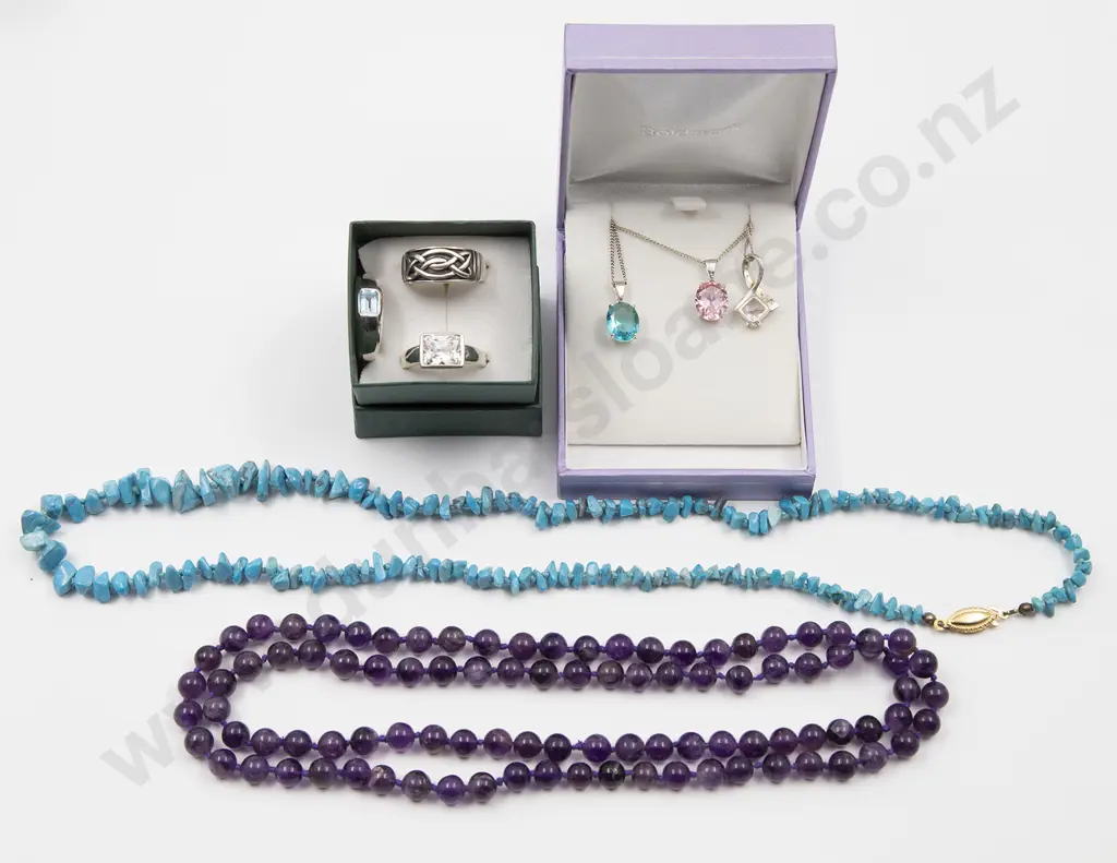 As New Silver & Crystal Jewellery Image 1++