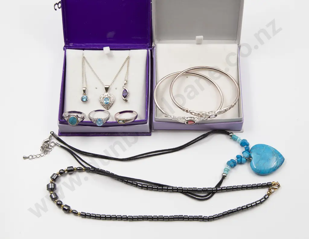 As New Silver & Crystal Jewellery Image 1++
