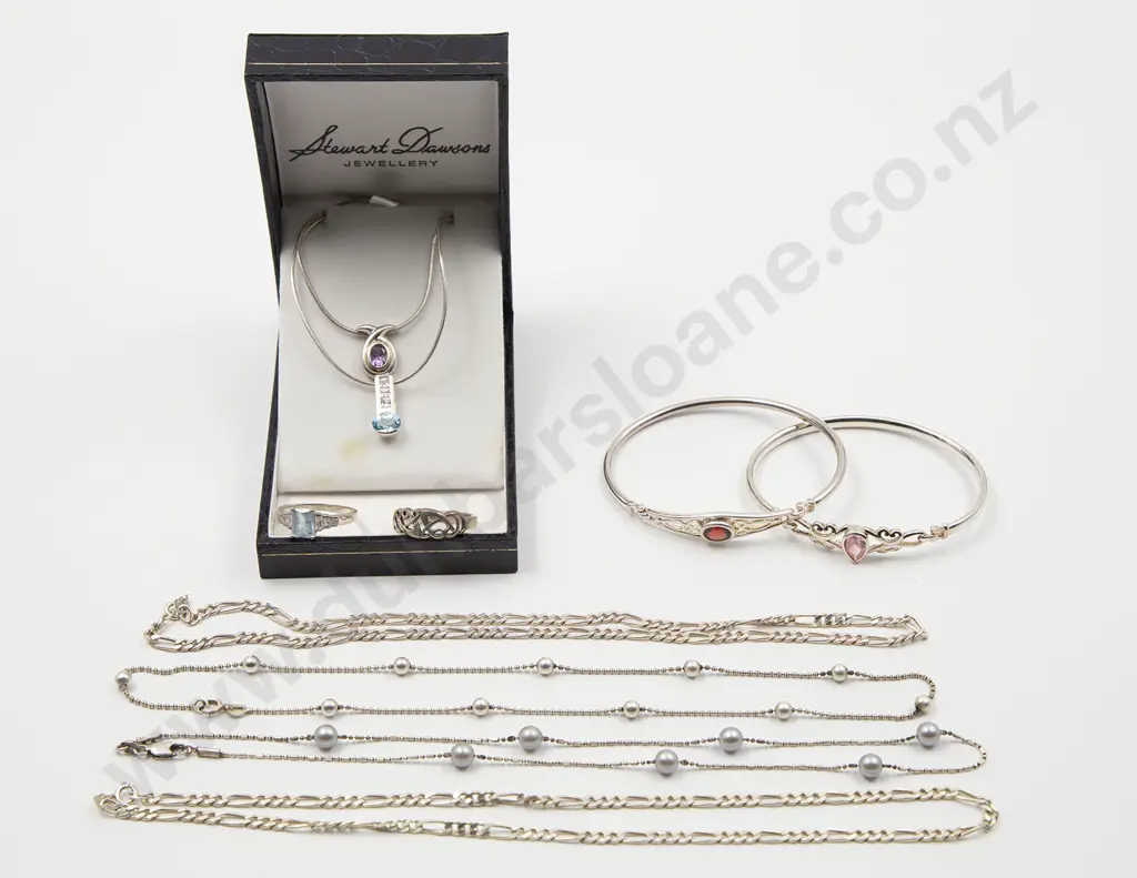 As New Silver & Crystal Jewellery Image 1++