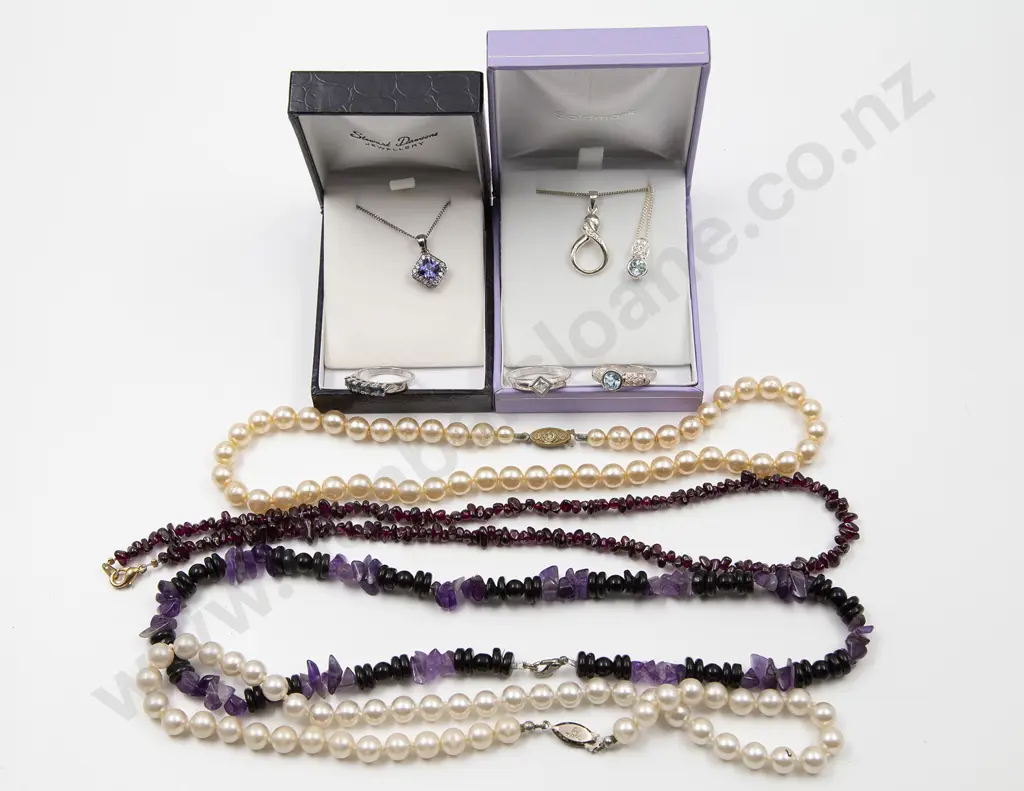 As New Silver & Crystal Jewellery Image 1++