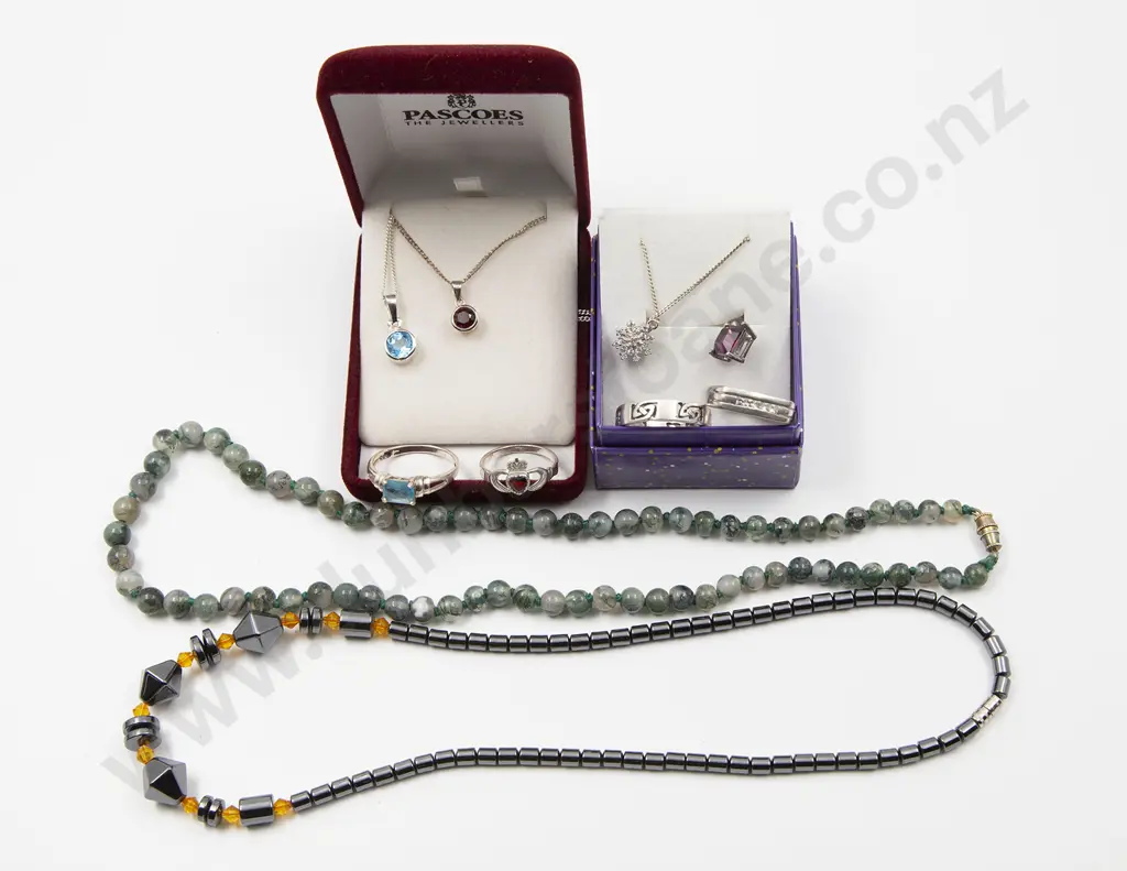 As New Silver & Crystal Jewellery Image 1++