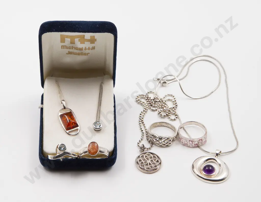 As New Silver & Crystal Jewellery Image 1++