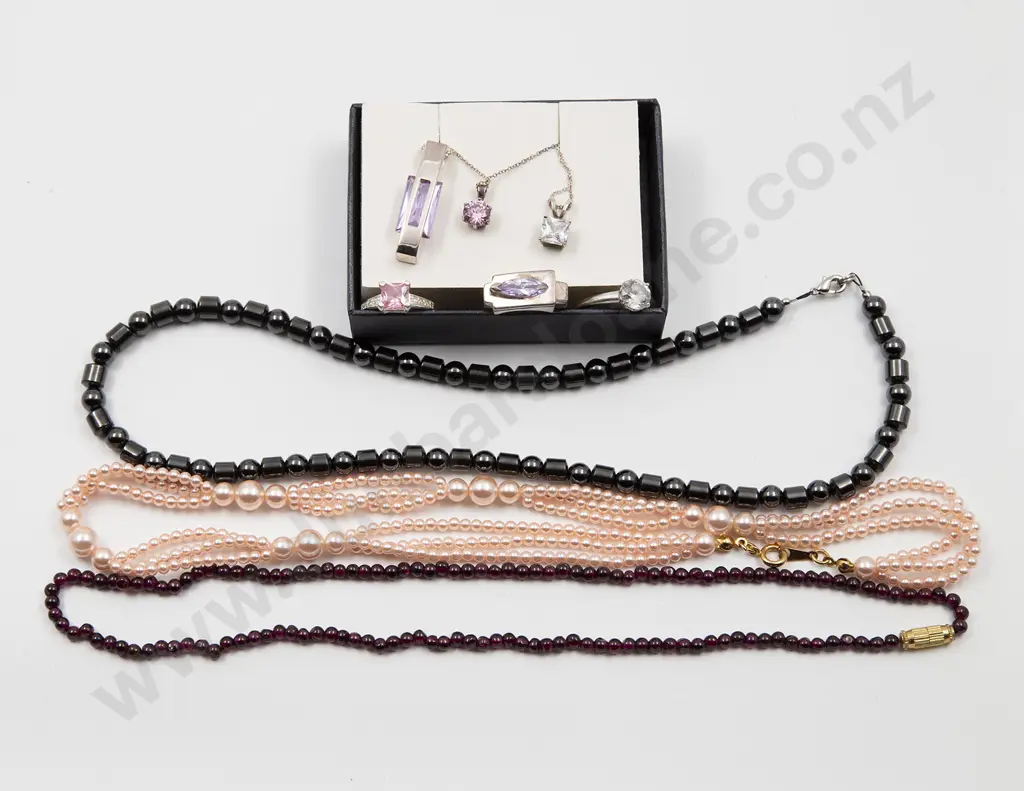 As New Silver & Crystal Jewellery Image 1++