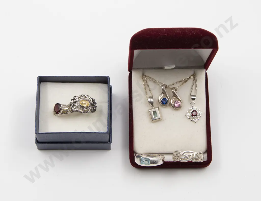 As New Silver & Crystal Jewellery Image 1++
