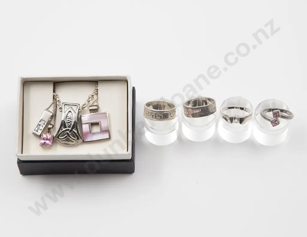 As New Silver & Crystal Jewellery Image 1++