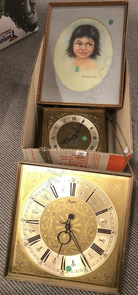 Box Including 2 Clocks and Artwork Image 1++