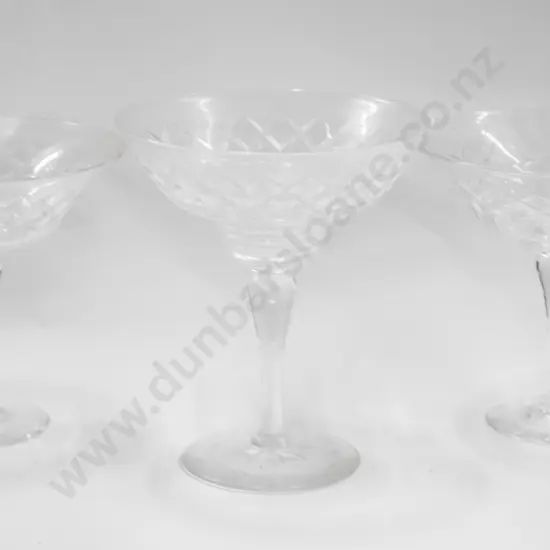 3 Crystal Comports Including Webb and Corbett