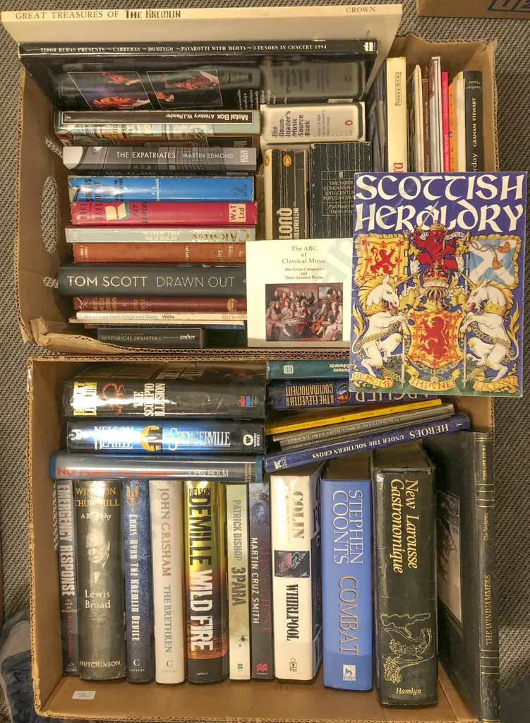 2 Boxes of Books Image 1++