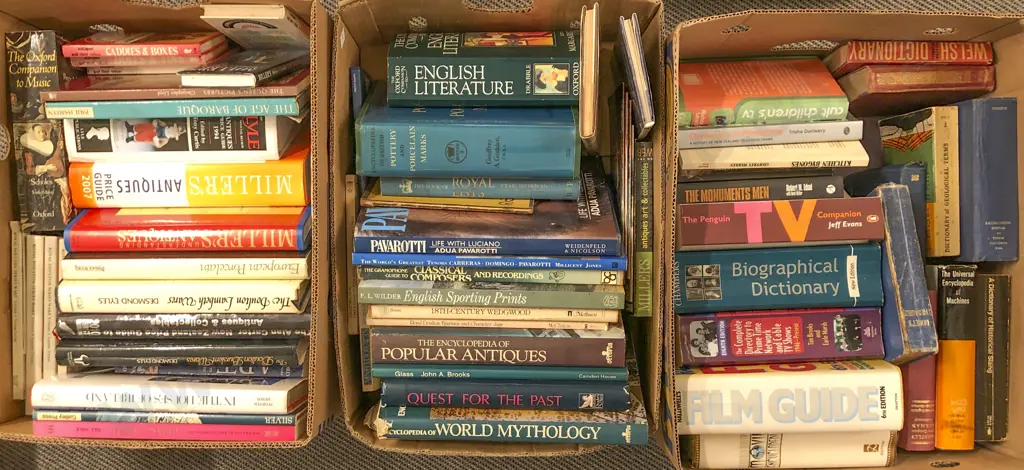 3 Boxes of Books Image 1++