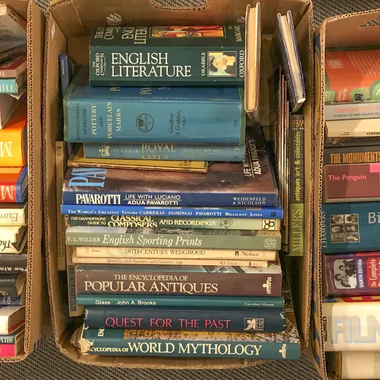3 Boxes of Books