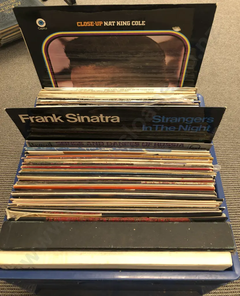 Box of Assorted Records Image 1++