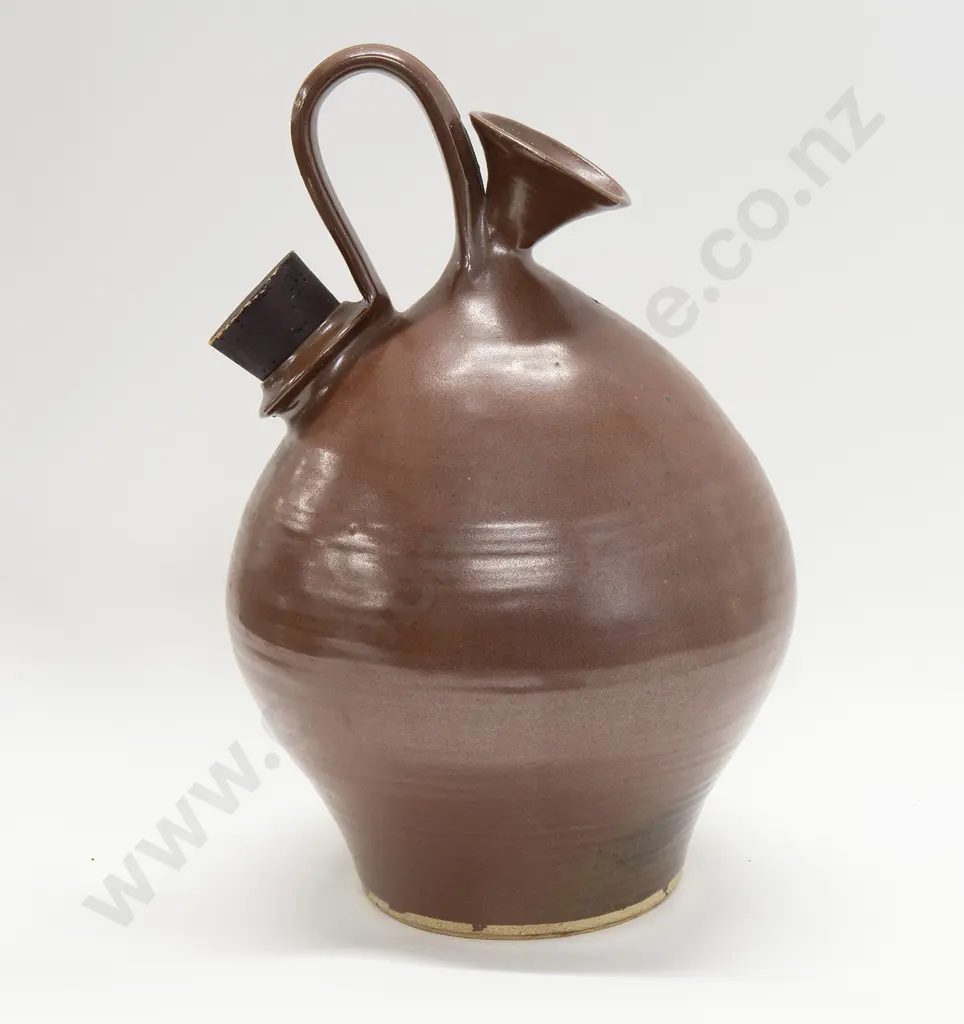 Richard Cadness Stoneware Wine Flagon Image 1++