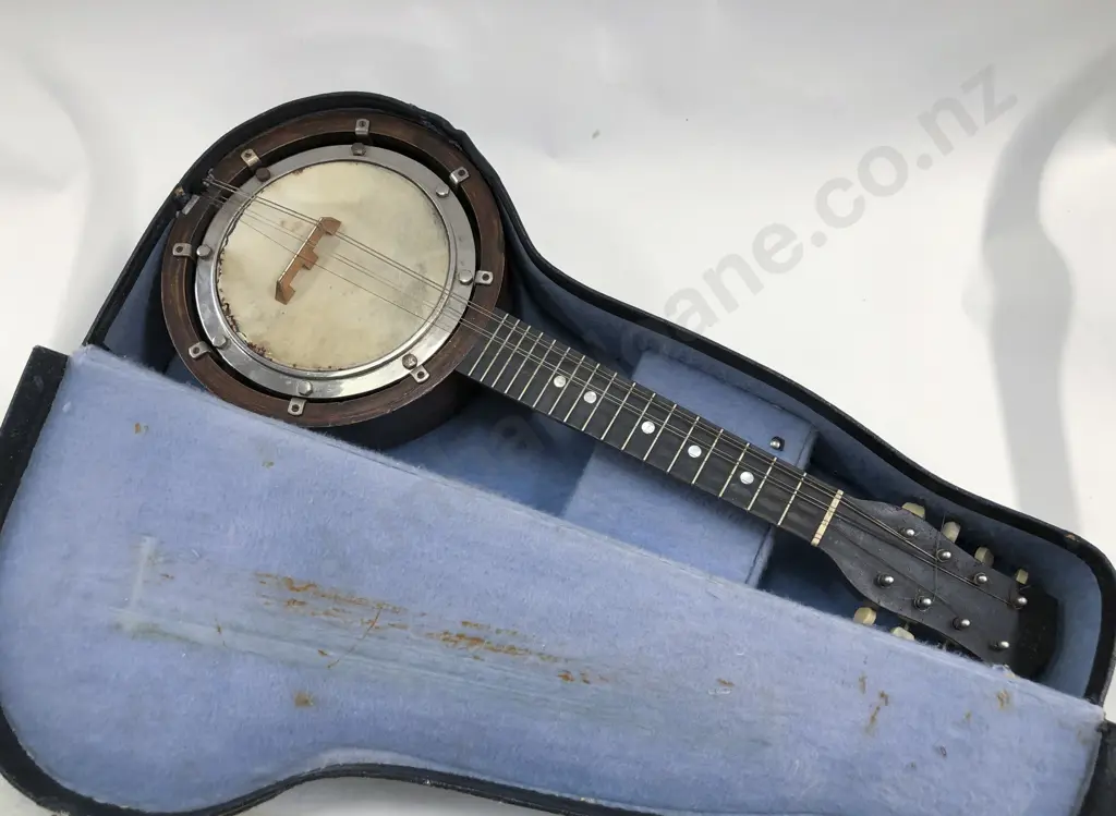 English Made Banjo Ukelele in Case (AF) Image 1++
