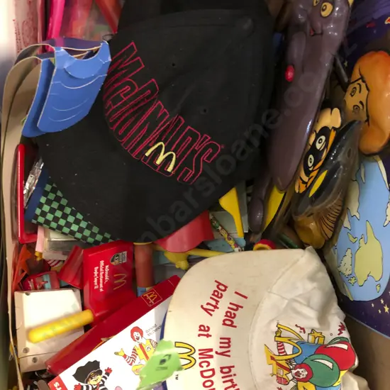 4 Boxes of Assorted McDonald's Toys