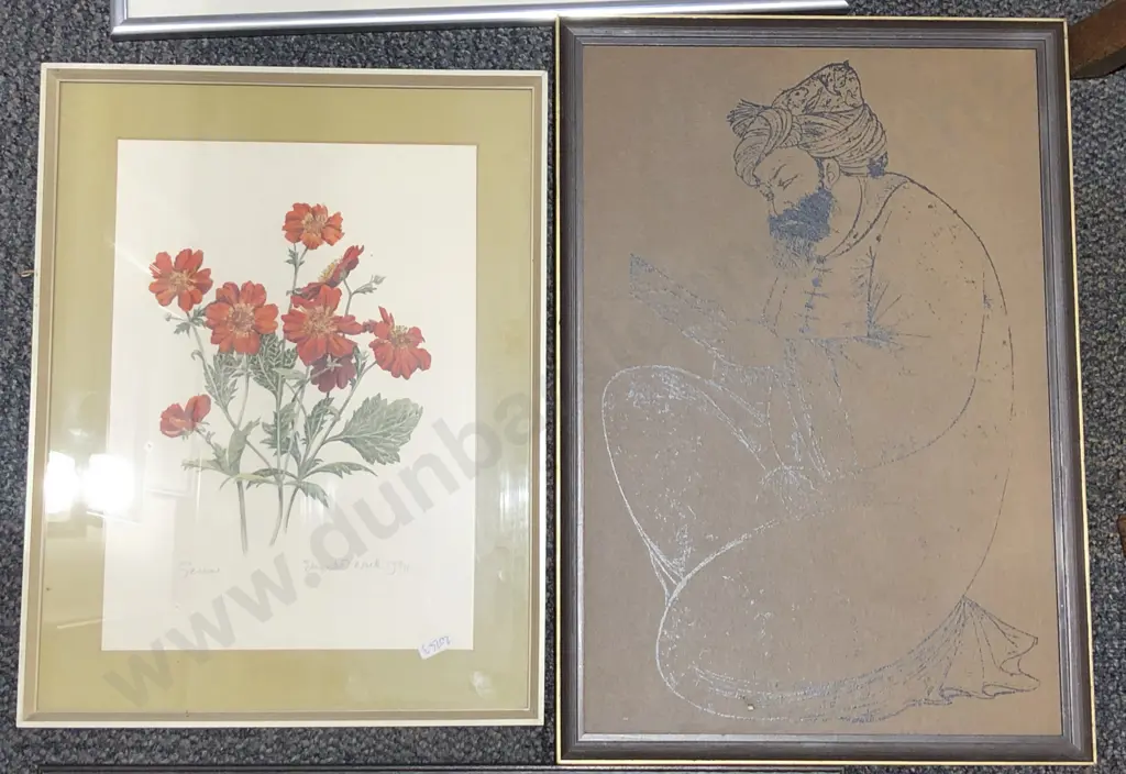 5 Assorted Framed Works Image 1++