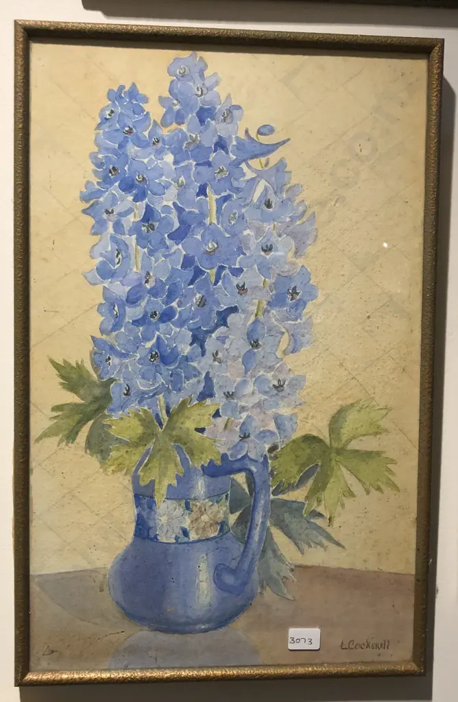 2 Floral Still Lifes - Cockerill Together With Other Image 1++