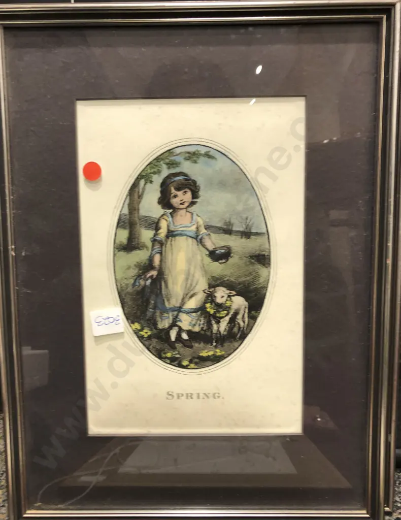 6 Assorted Framed Prints and Originals Image 1++