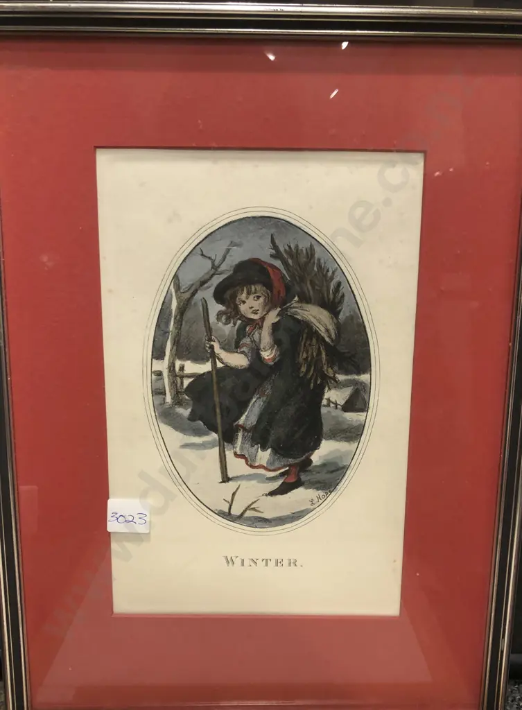 6 Assorted Framed Prints and Originals Image 1++