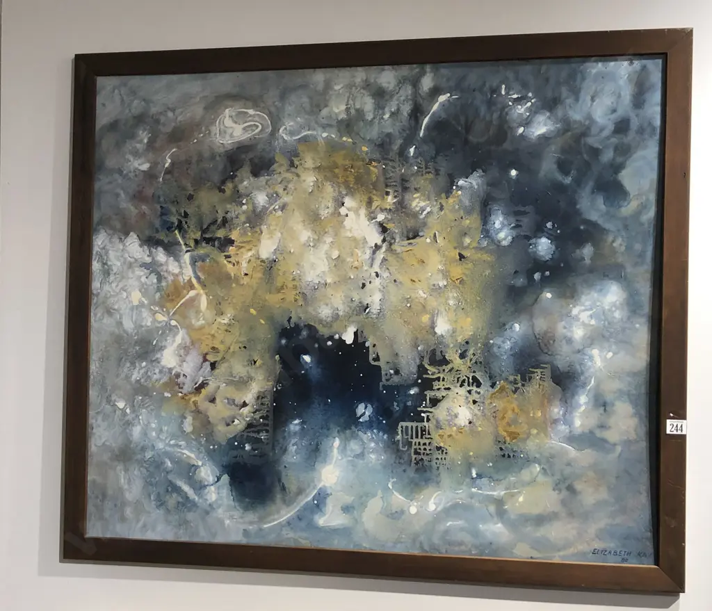 Elizbeth Kay "Creation" Acrylic on Board (Faults) Image 1++