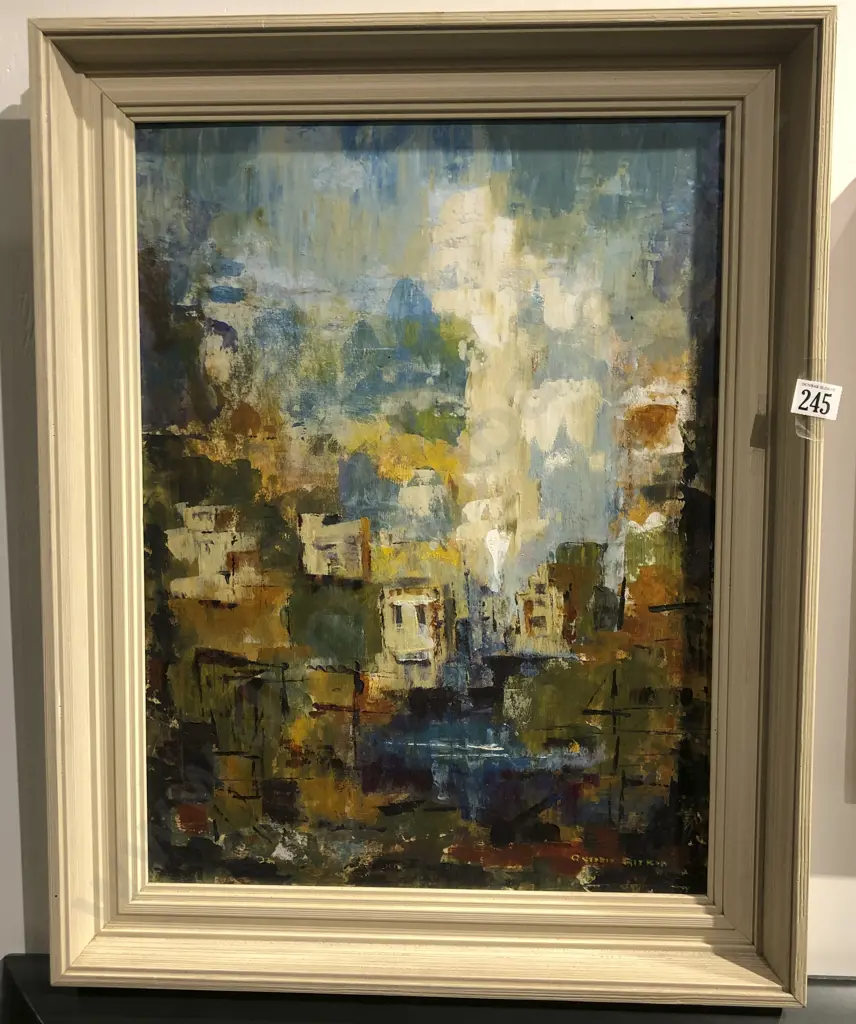 Queenie Aitken "Rivera" Oil on Board Image 1++