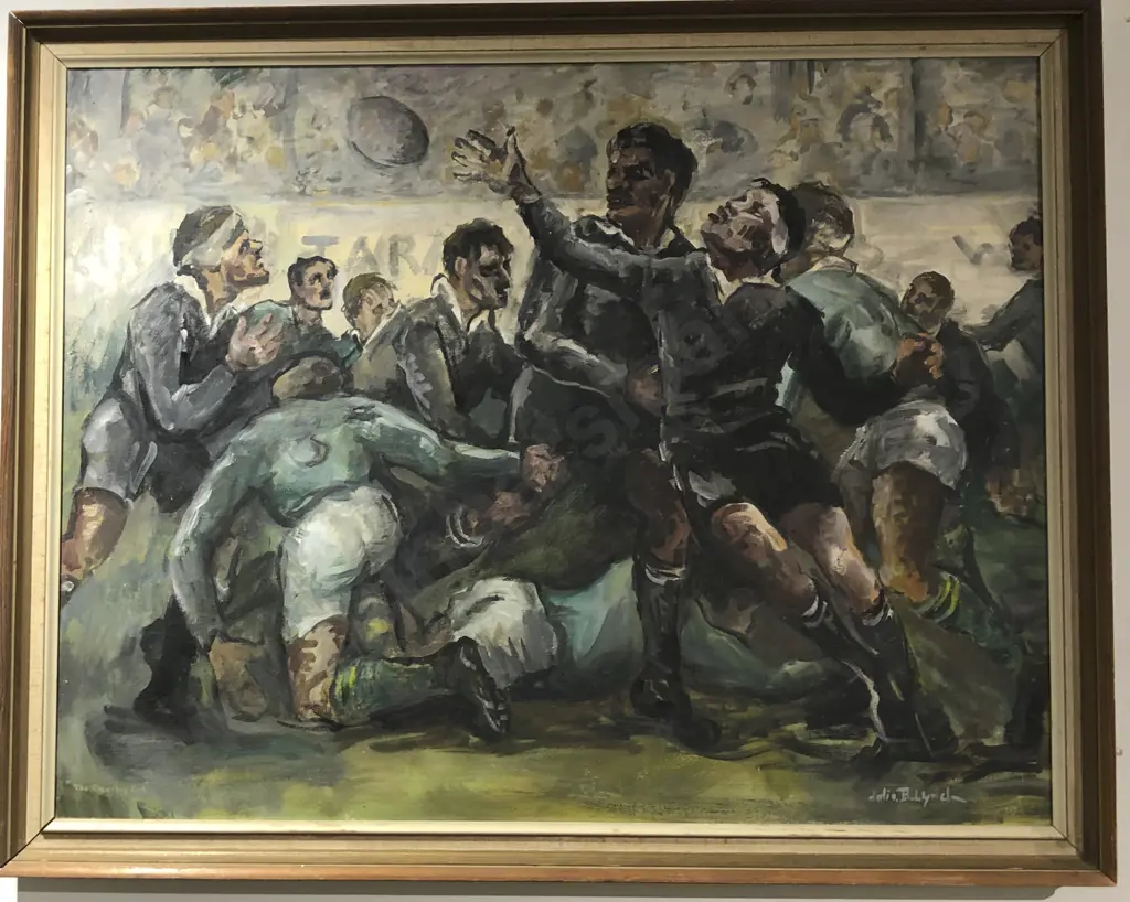 Julia B Lynch "The Clearing Kick" Oil on Canvas Image 1++