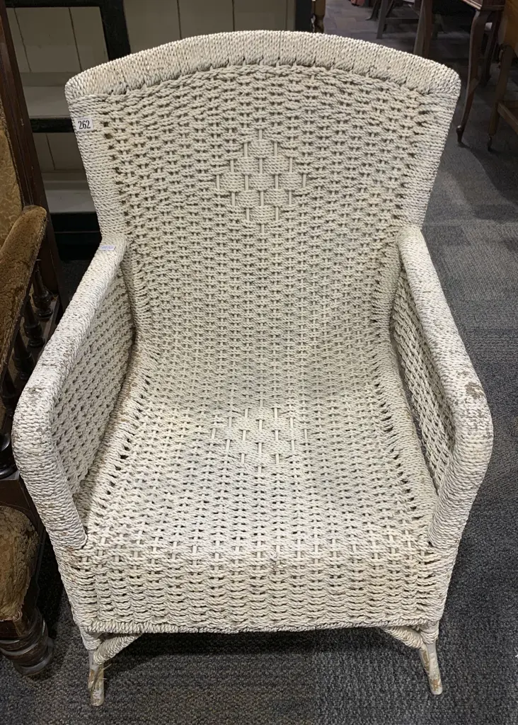 Wicker Arm Chair Image 1++