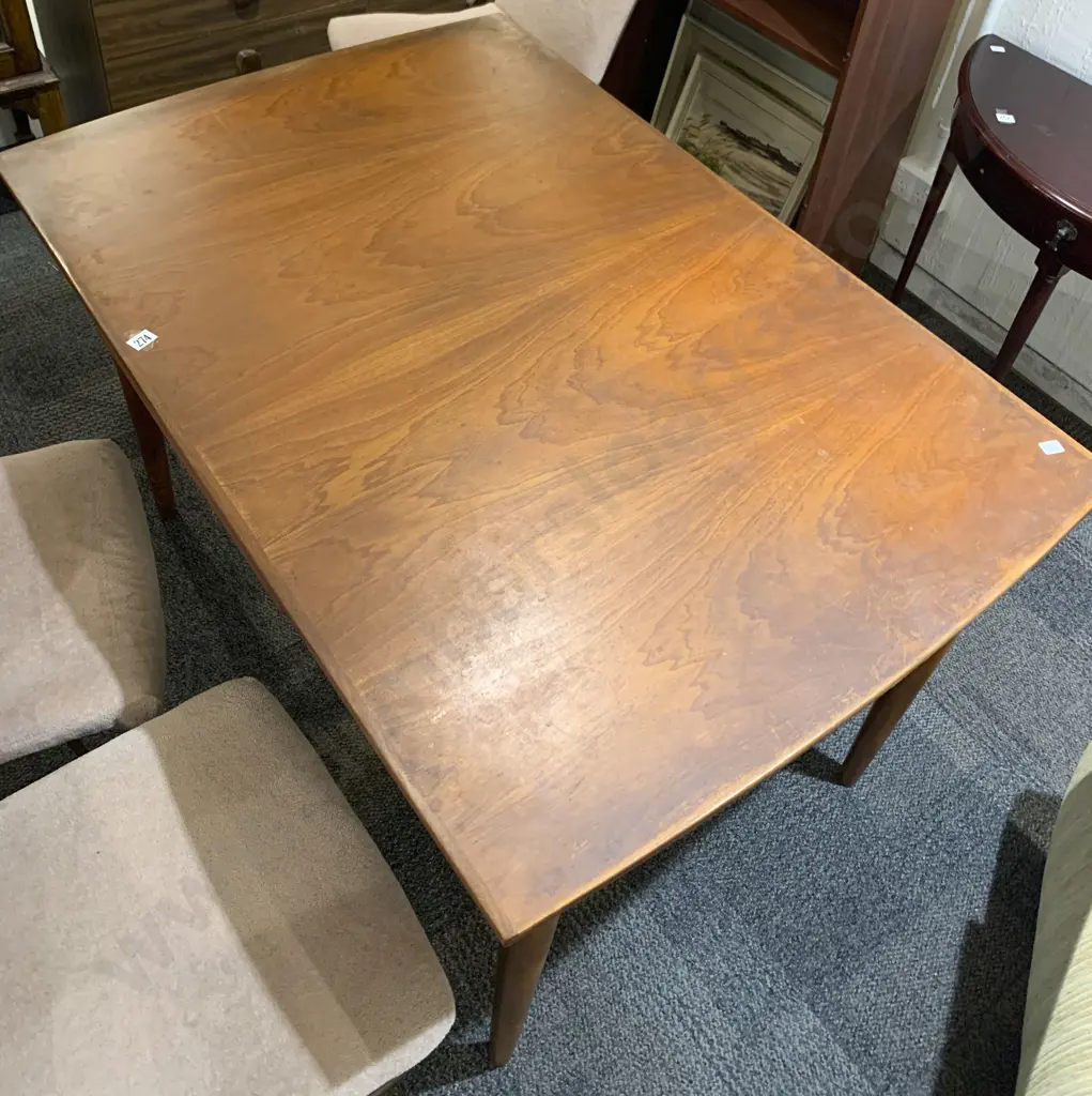 Teak Extension Dining Table Image 1++