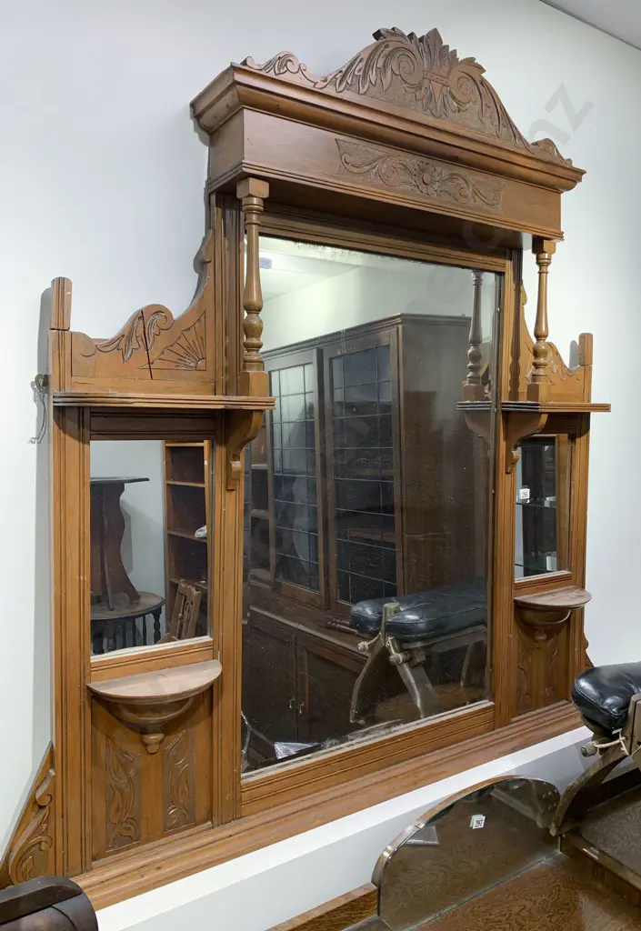 Carved Mantel Mirror (AF) Image 1++