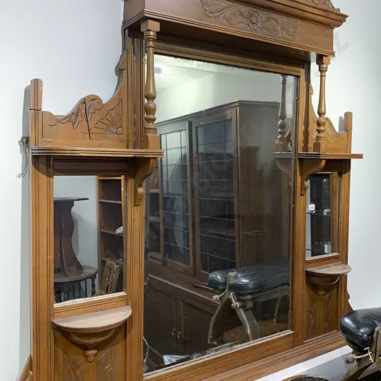 Carved Mantel Mirror (AF)