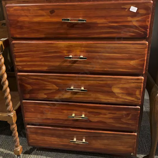 Small 5 Drawer Chest of Drawers