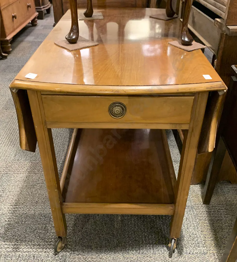 Drop Leaf Tea Trolley Image 1++