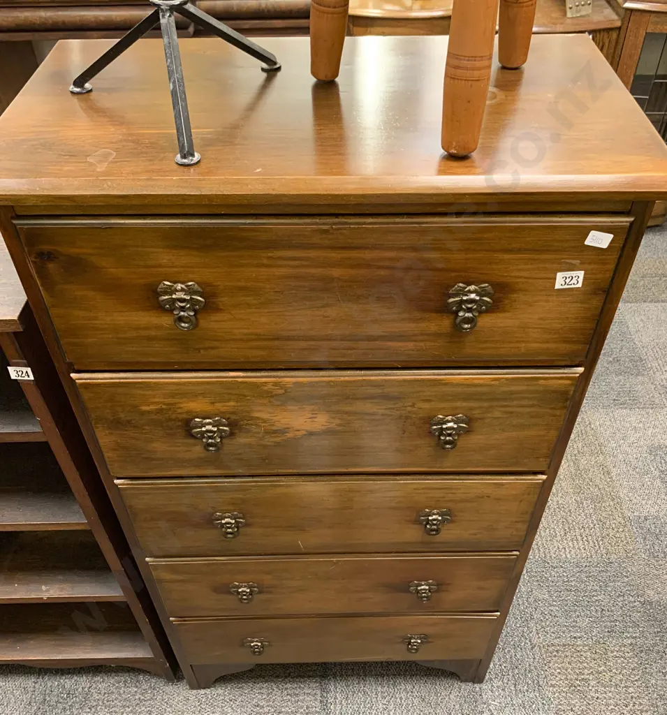 5 Drawer Chest of Drawers Image 1++