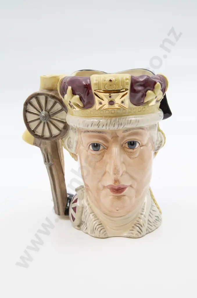 Large RD Character Jug "George III/George Washington" Image 1++