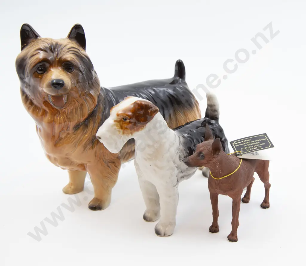 Three Various Dog Ornaments Image 1++
