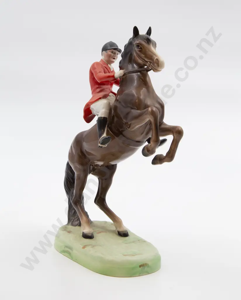 Beswick Rearing Horse Model With Leader of The Hunt Image 1++