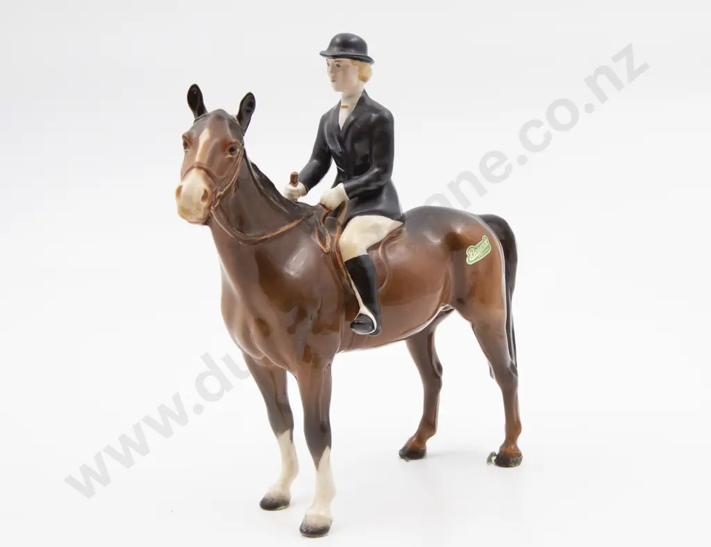 Beswick Horse Model With Female Rider Image 1++