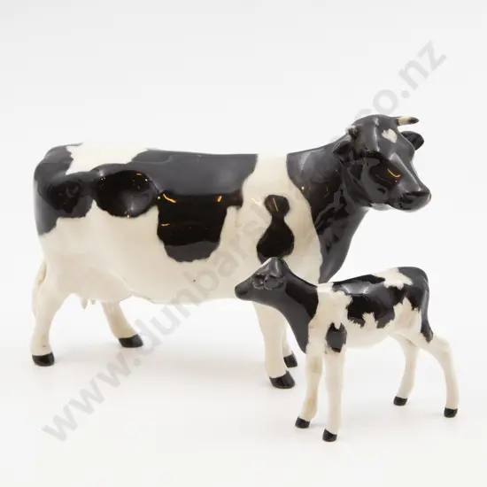Beswick Cow Model With Calf