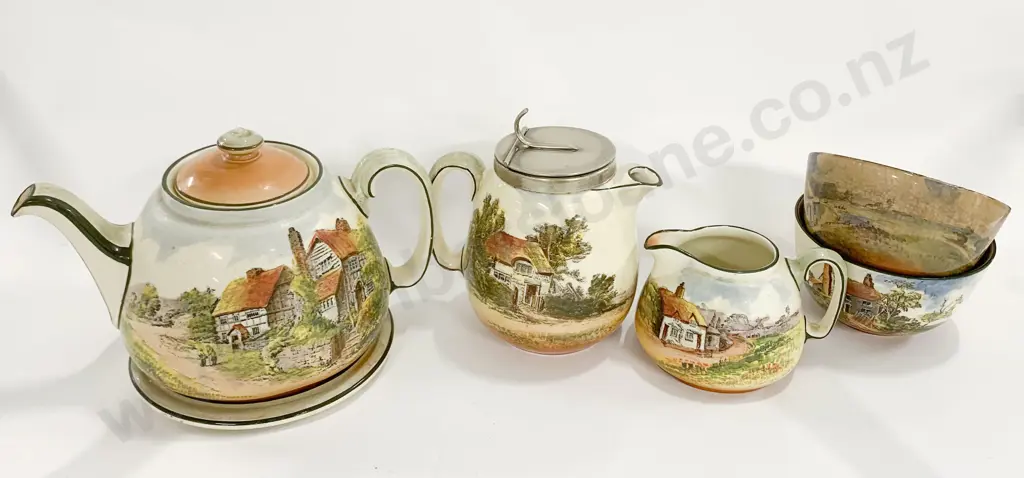 RD Country Scenes Tea Set (5 Pieces) Image 1++