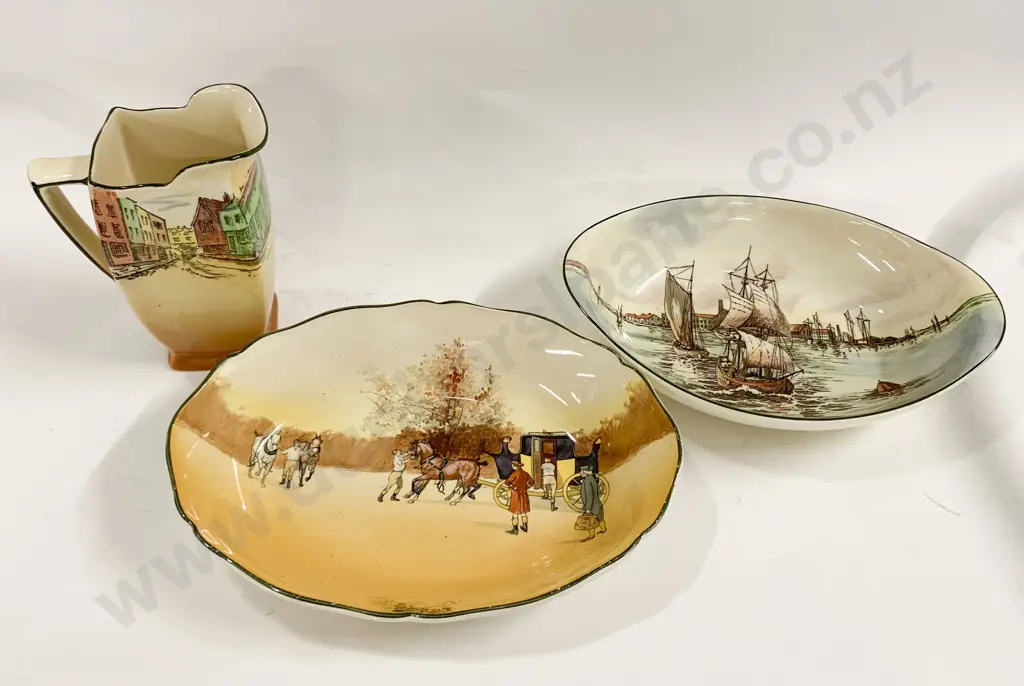 Two Various RD Serving Trays and Jug Image 1++