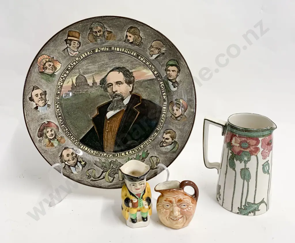 RD Plate and Jug Together With Two Small Character Jugs (1AF) Image 1++