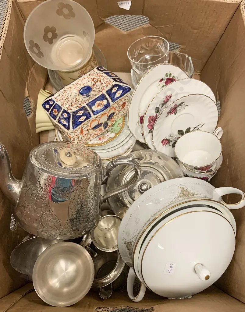 Boxed Qty of Assorted Fancy China and S/P Image 1++