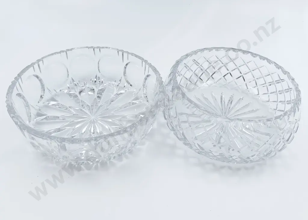 Qty of Crystal Including Fruit Bowls Rose Bowl Drinking Glasses etc. Image 1++