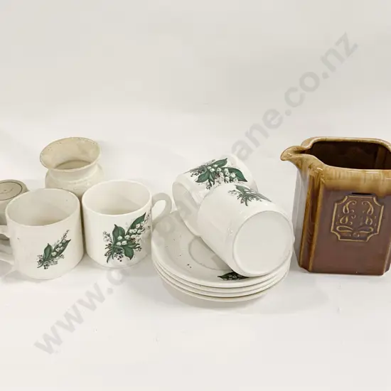 Qty of Assorted China With Pottery and Glass Ware Including Royal Commemorative