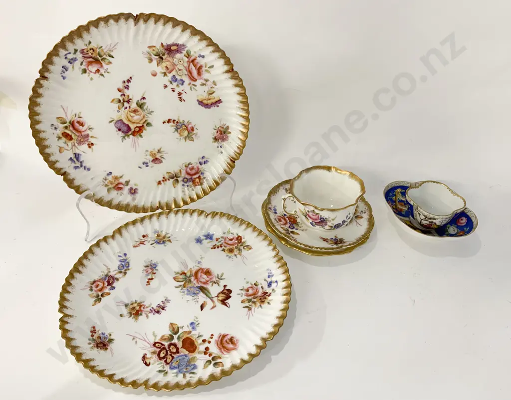 Hammersley Floral Decorated Plates and Tea Cups/Saucers Together With Other Tea Cup/Saucer Image 1++