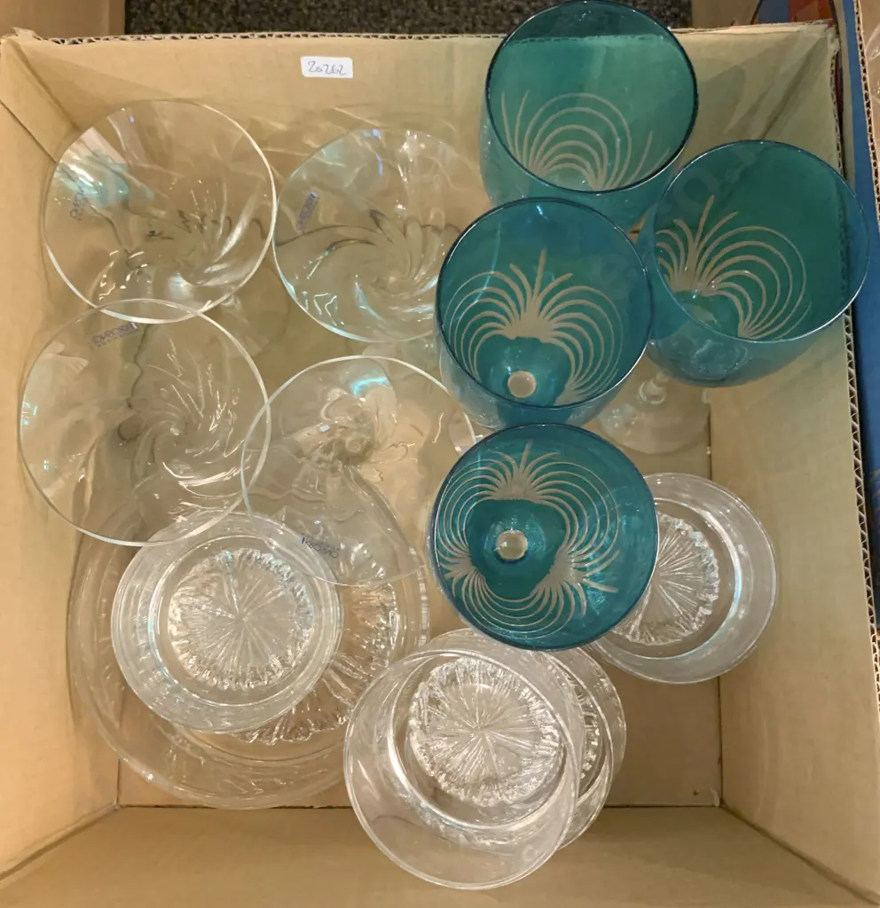 Two Boxes of Assorted Glass Ware Image 1++